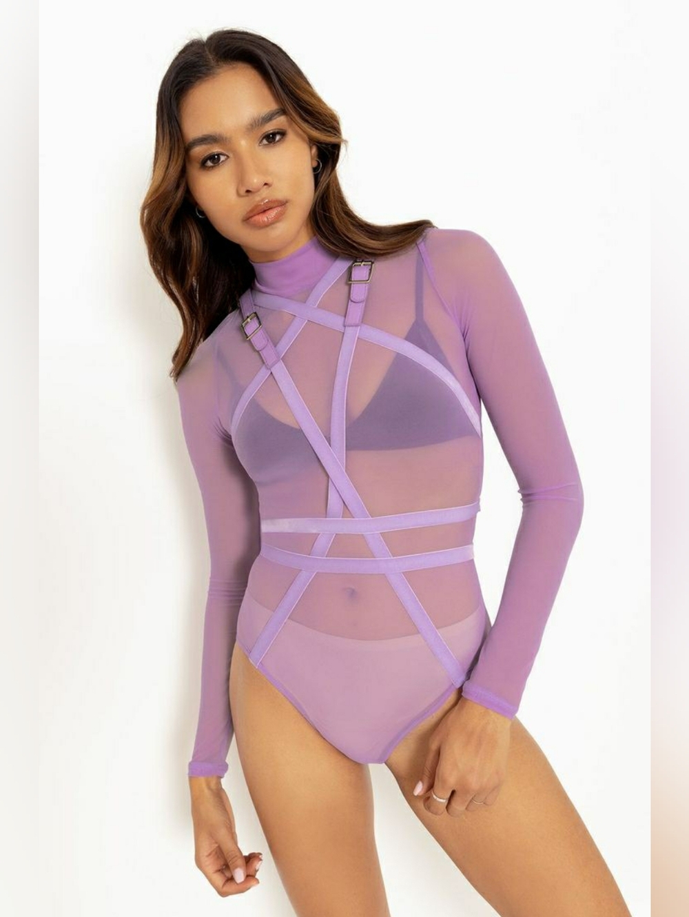 Blackmilk Light Magic Lilac Bodysuit